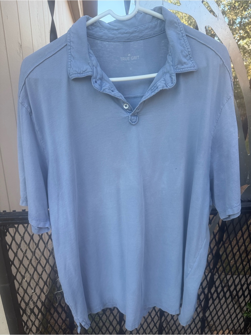 True Grit Men’s Sky Blue Polo Shirt